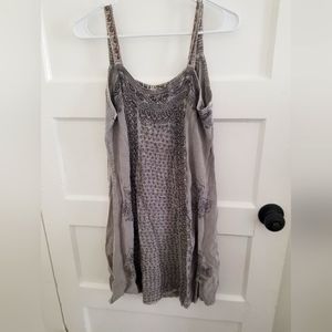 Grey sleeveless dress